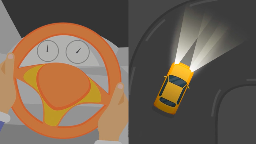 Динамический поворотник